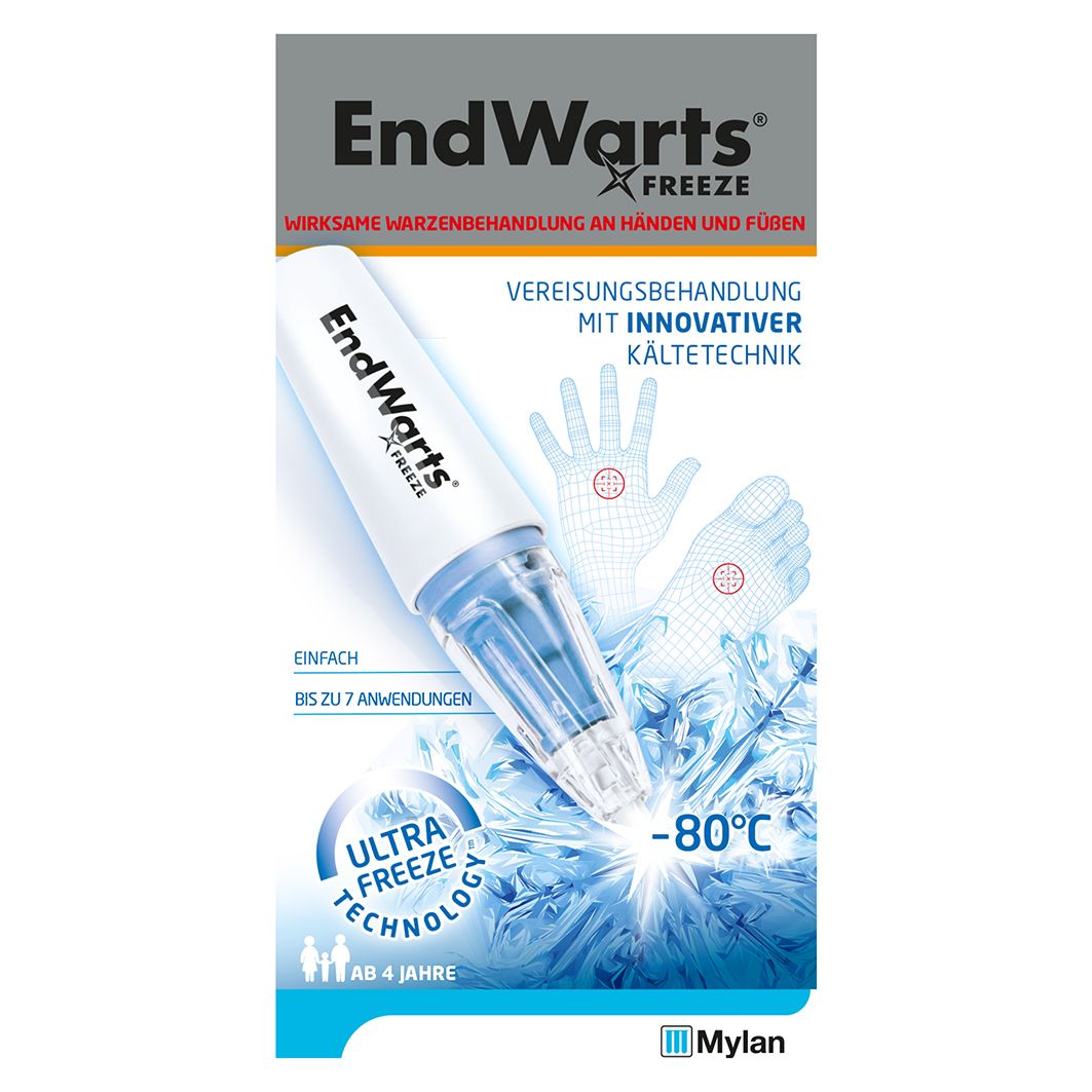 EndWarts Freeze: Vereisungsmittel zur Entfernung von Warzen an Händen